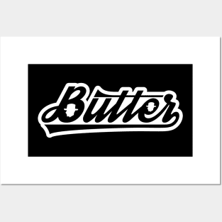 Butter Shirt - Transparent w/ Border Posters and Art